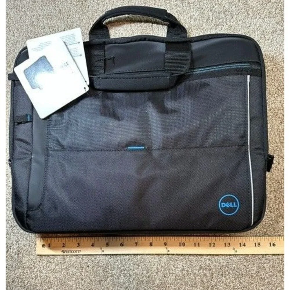 NWT Dell Black Laptop/Notebook Bag 15.6' w/Shoulder Strap- Case Handle Urban 2.0